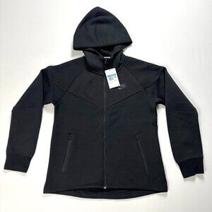 Nike Womens Windrunner Tech Fleece Black Size Medium NWT Full Zip New FB8338-010